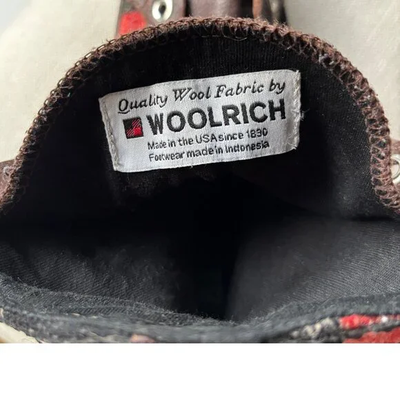 Converse x Woolrich Lumberjack Plaid Boots - MEN 6.5 - Picture 9 of 11